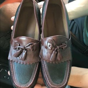 Johnston and Murphy loafers with matching belt